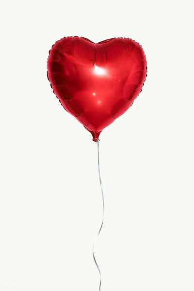Red Heart-Shaped Balloon