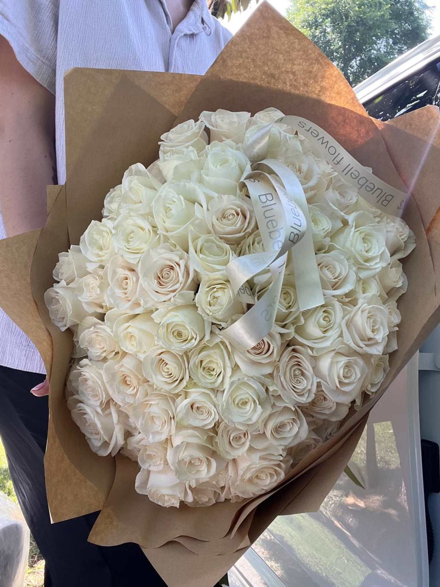 75 White Roses