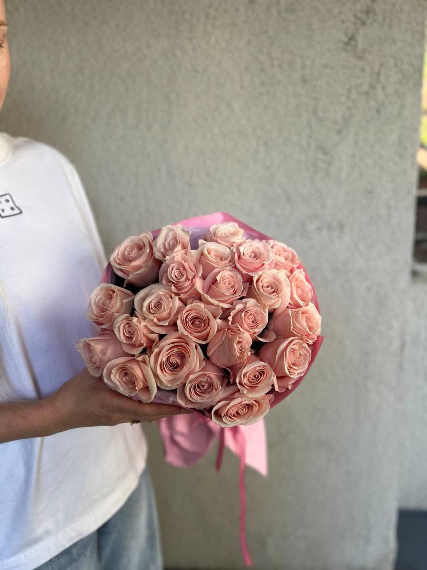 2 Dozen Pink Roses Bouquet