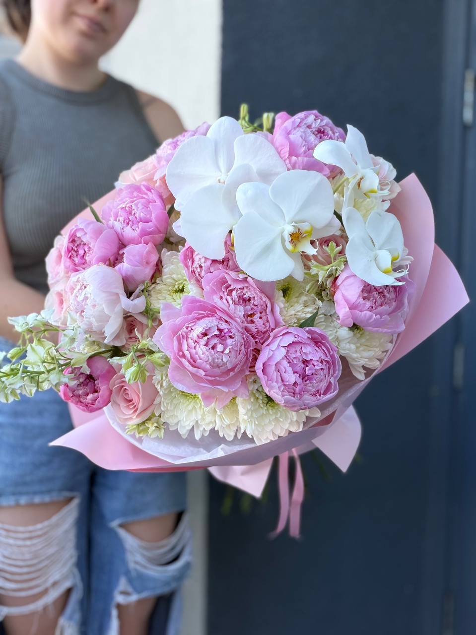 Peonies & Orchid Paradise