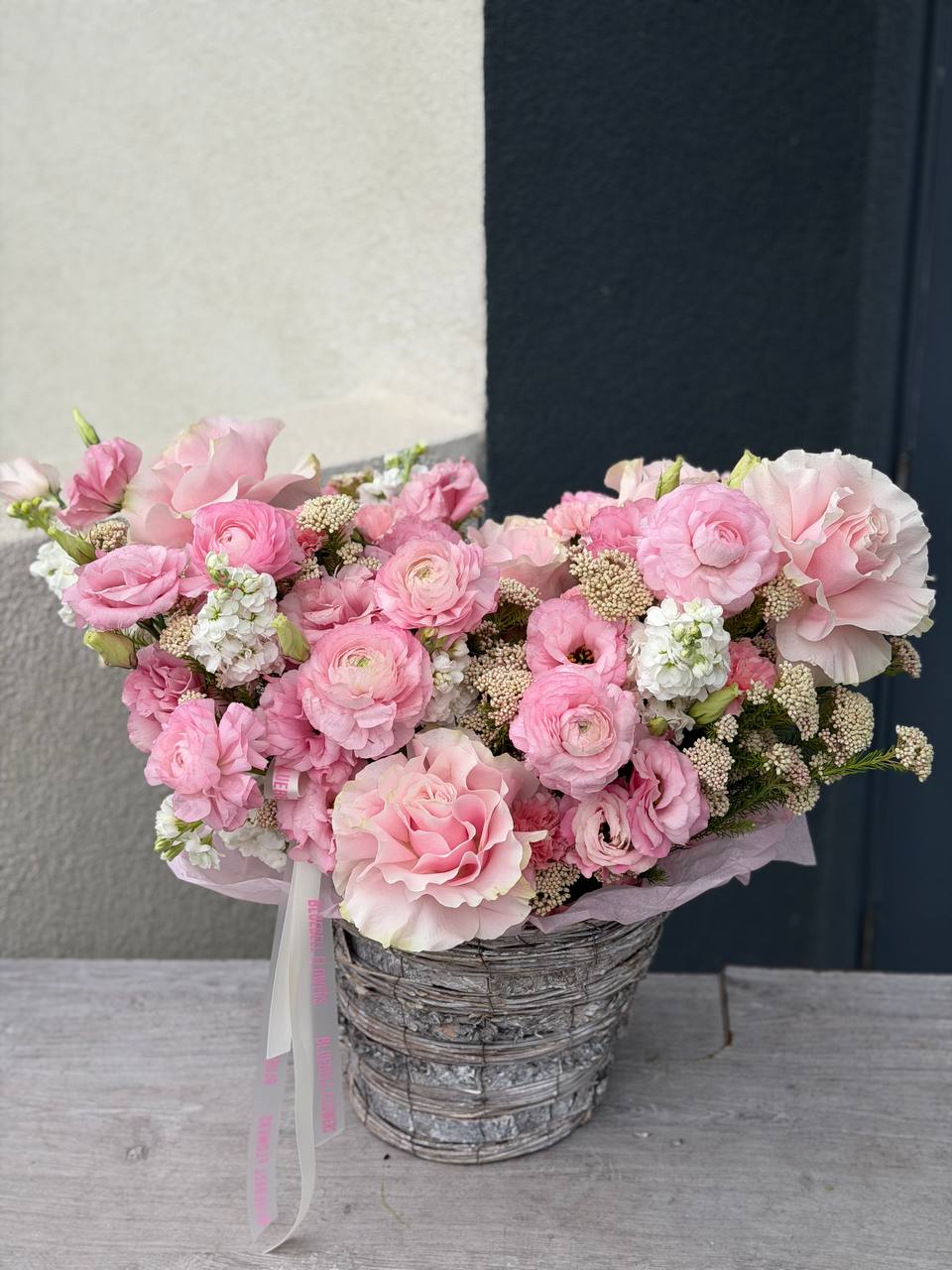Pink Basket Bliss